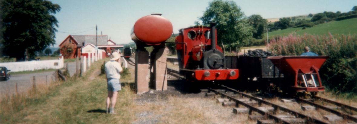 Maid Marian at the water tower in the early 90's